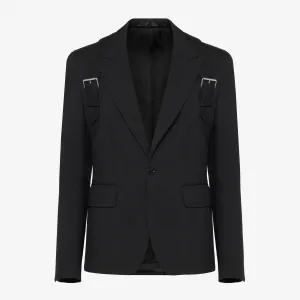 Alexander McQueen Harness Single Breasted Jacket