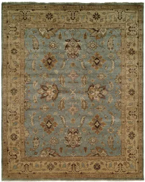 Evie Light Blue/Gold Area Rug (2'X3') CALL FOR PRICING