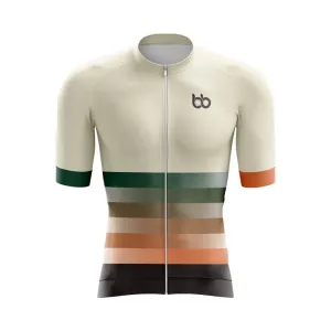 Gradient Frequency Aero jerseys (Beige-Green-Orange)